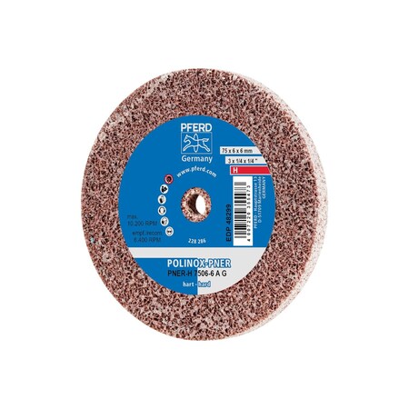 Pferd Unitized Wheel, 8AC, 3"x1/4"x1/4 48299